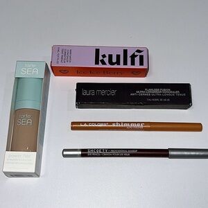 5 Pc Makeup Bundle: tarte, Laura Mercier, kulfi and more!